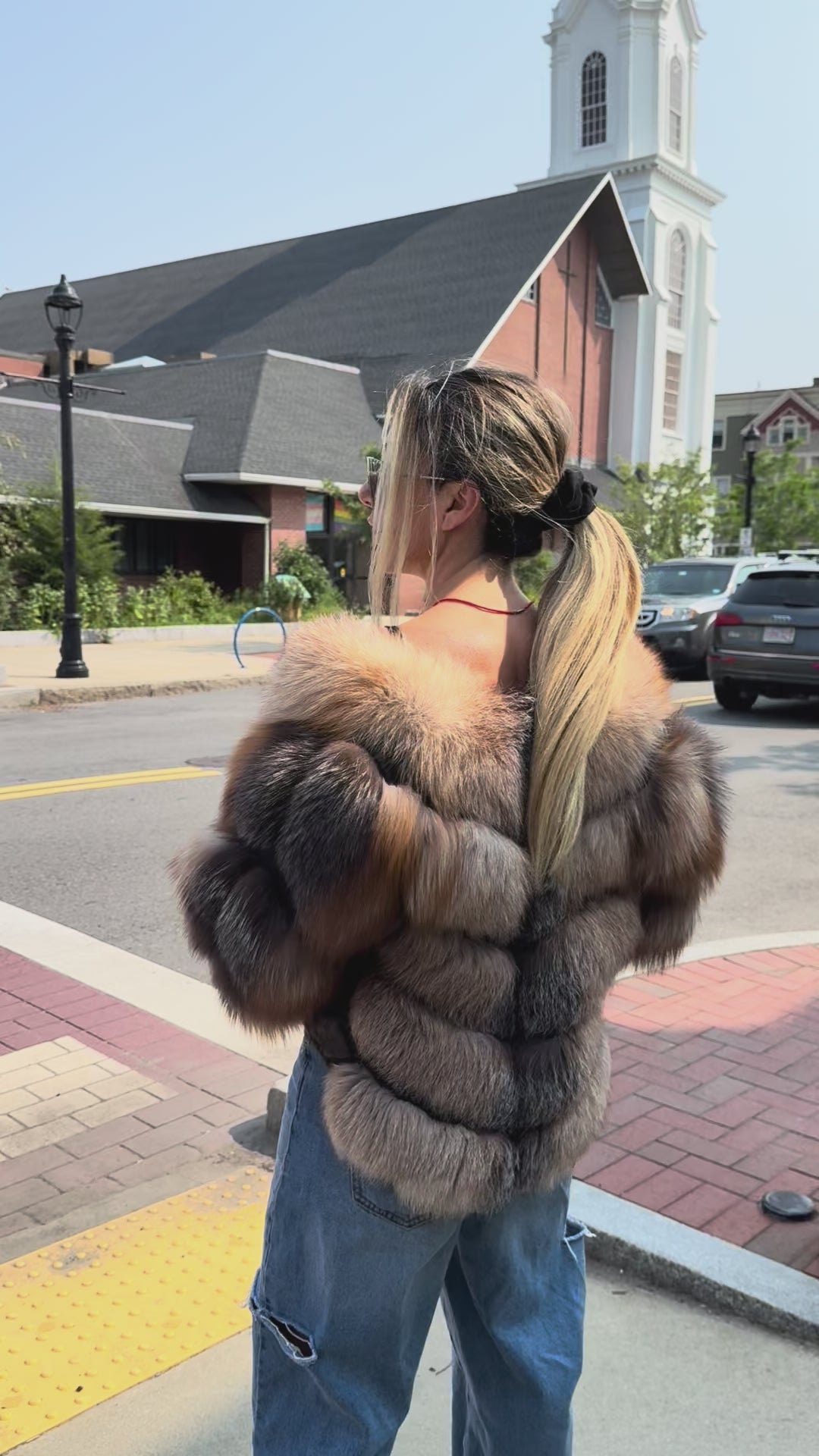 BROWN FOX FUR