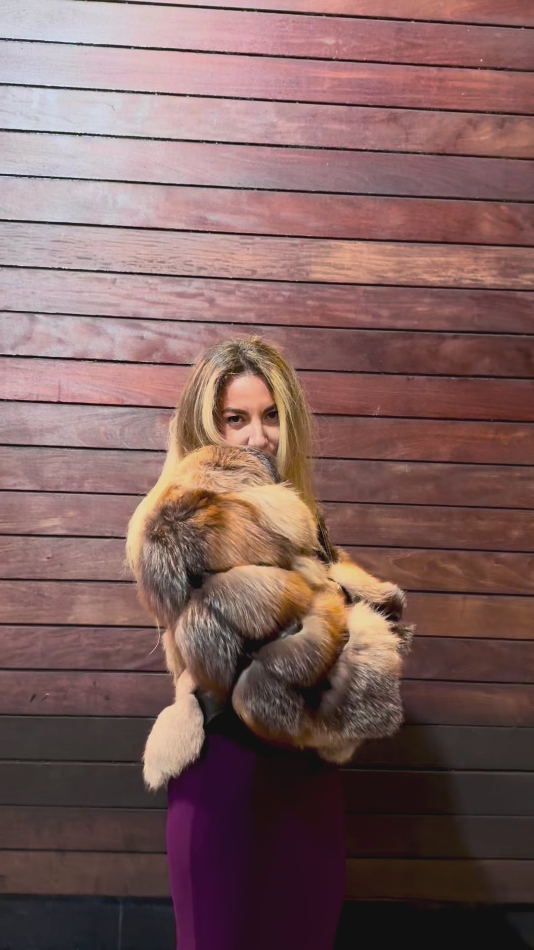 BROWN FOX FUR