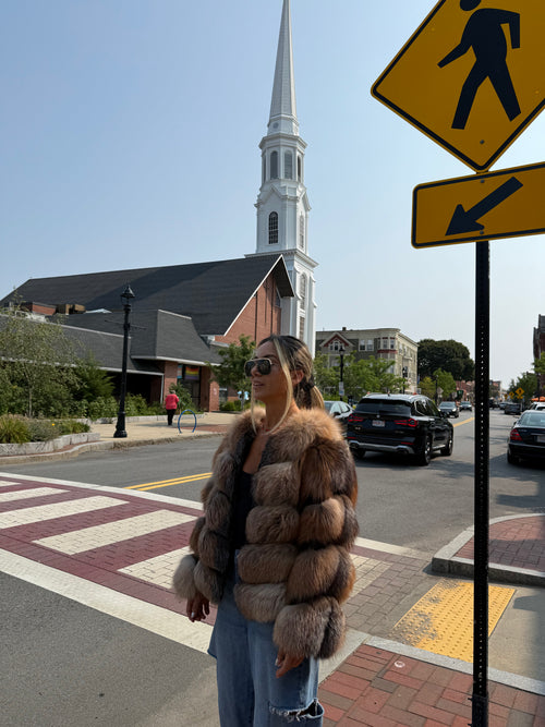 BROWN FOX FUR