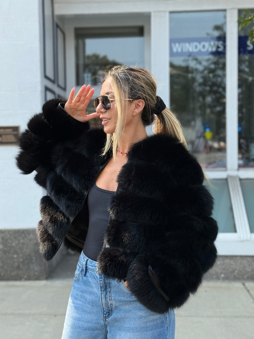 BLACK FUR