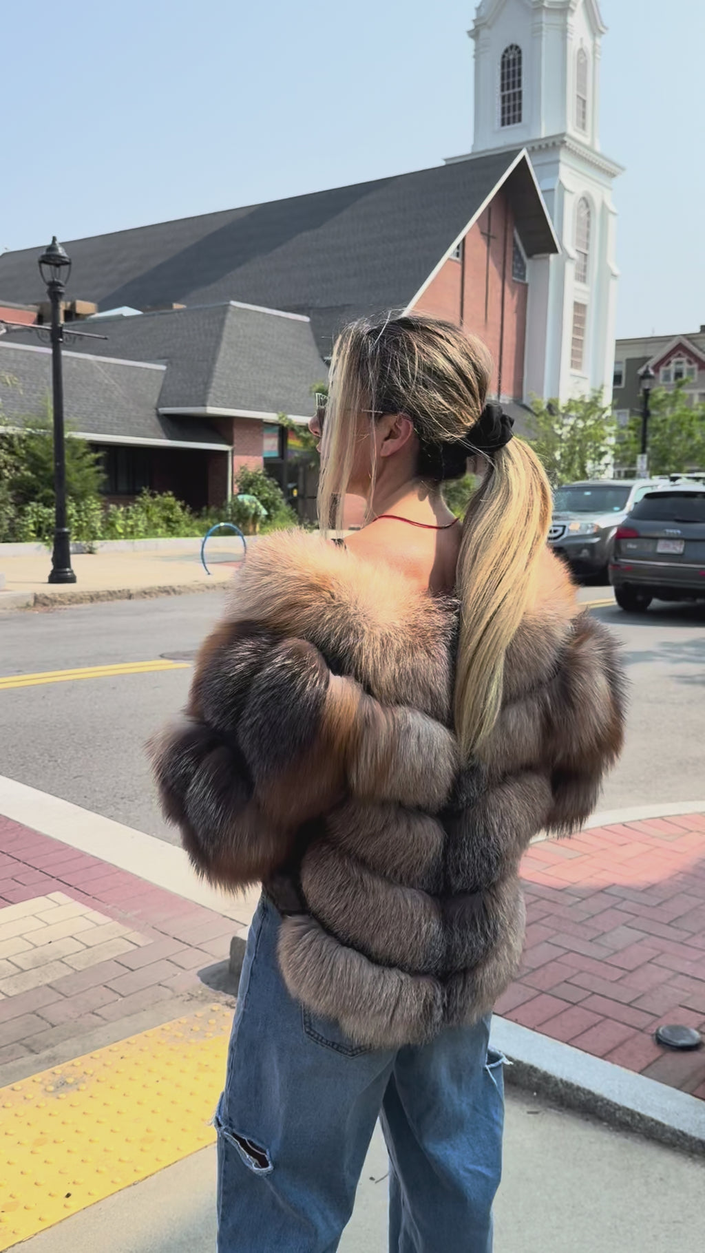BROWN FOX FUR